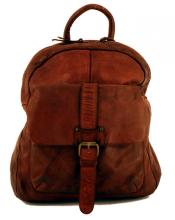 Harbour2nd Rucksack Gudrun Leder Vintage Dunkelbraun