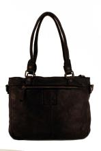 Harbour2nd Schultertasche gewobenes Leder Ysabel Brown