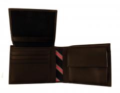 Tommy Hilfiger Eton Herrenbörse quer Leder Schwarz