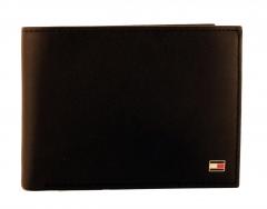 Tommy Hilfiger Eton Herrenbörse quer Leder Schwarz