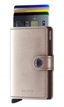 Secrid Miniwallet RFID Geldtasche Metallic Champage