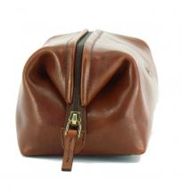 The Bridge Toilettetasche Leder braun