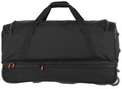 Travelite Reisetasche Basics Rollen Bodenfach schwarz