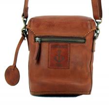 Harbour2nd Überschlagtasche Flora Leder Cognac braun