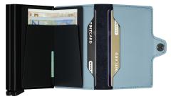 Secrid Twinwallet Kartenetui Leder Matte Blue hellblau RFID