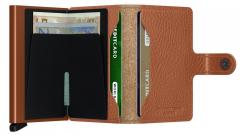 Scheinbörse mit Cardprotector Secrid braun Miniwallet