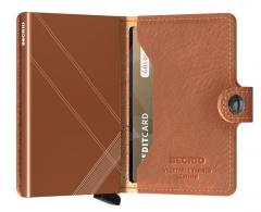 Scheinbörse Secrid Miniwallet Stitch Linea Caramello braun