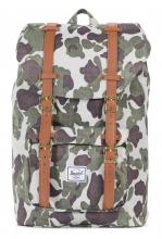 Little America M Herschel Unirucksack Frog Camo Flecktarn grün