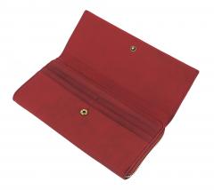 Portemonnaie Marc OPolo Inja Reißverschluss Leder chili red