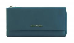Ledergeldbeutel Marc OPolo Inja Petrol Zip Überschlag