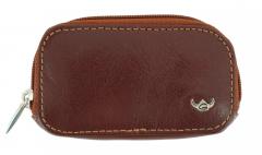 Schlüsseltäschchen Golden Head Colorado Classic braun Zipper