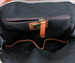 schwarzer Lederrucksack Meghan Harbour 2nd Ash Ankeranhänger