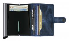 Secrid Miniwallet Kartenetui Vintage Blue RFID-Schutz dunkelblau