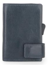 SecWal RFID-Schutz Kartenhülle dunkelblau Vintage Hartgeld