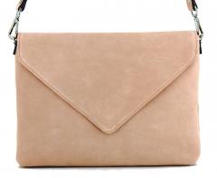 Pochette Gianni Chiarini Victoria Nuage nude Velours Clutch