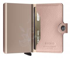 RFID-Schutzhülle Miniwallet Stitch Magnolia Rosa Secrid Blume