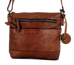 Harbour2nd Isalie Ledertasche crossover stone grey graubraun