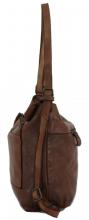 Lederrucksack Harbour 2nd Cayenne Schultertasche dunkelblau