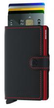 Secrid Kartenetui Miniwallet schwarz rot Matte Black Red