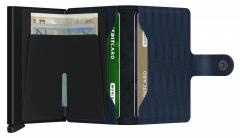 Kartenschutzetui Secrid Miniwallet Dash Navy schwarz blau RFID