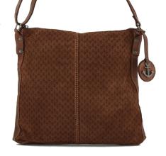 Crossovertasche Lucky Brown dunkelbraun Harbour 2nd Velours