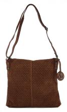 Crossovertasche Lucky Brown dunkelbraun Harbour 2nd Velours