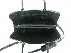 Damenschultertasche Claudio Ferrici Navy blau Tragegriffe