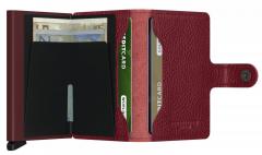 Secrid Miniwallet Kartenetui mit RFID Schutz Veg Rot