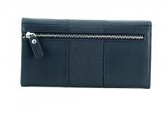Maitre auen Diedburg Ledergeldtasche blau Überschlag RFID