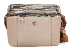 Umhängetasche beige bunt Anekke Jungle Tuch