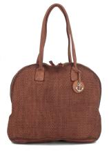 Harbour2nd Audrey Schultertasche Soft Weaving 2 Chili Red Flecht