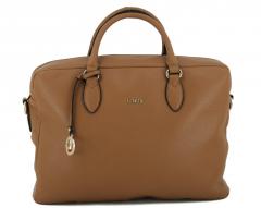 Ella L.Credi Schwarz Bürotasche abnehmbarer Anhänger