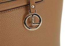 Ella L.Credi Schwarz Bürotasche abnehmbarer Anhänger