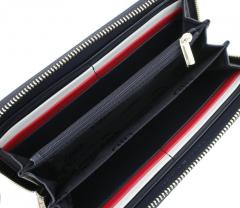 Geldtasche schwarz Tommy Hilfiger TH Essence LRG Ziparound Black