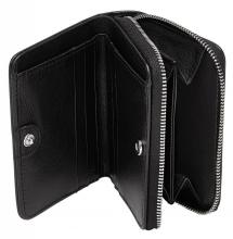 Geldtasche mini Liebeskind Farrah Patent Alexis black glänzend Lammleder RFID