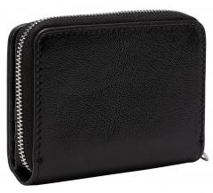 Geldtasche mini Liebeskind Farrah Patent Alexis black glänzend Lammleder RFID