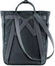 grauer Taschenrucksack Fjällräven Kanken Totepack Graphite