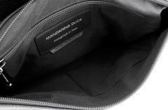 Damentasche Mandarina Duck Hobo Leder schwarz Rucksack