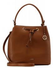 Beuteltasche Ebony L.Credi Cognac braun