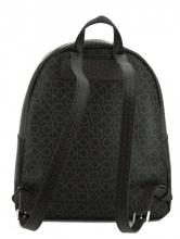 Backpack rund Calvin Klein PCKT Mono SCL Brown Mono Logodruck