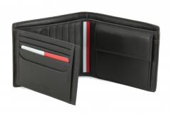 Portmonnaie Herren Tommy Hilfiger Metro Trifold dunkelbraun RFID