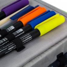 Satch Pencil Case Ninja Matrix schwarz weiß