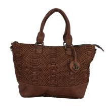 Ash New Lines Asuni Wellenmuster Schultertasche Harbour2nd schwarz