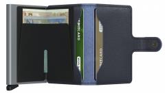 Kartenschutzhülle Secrid Miniwallet dunkelblau Saffiano Navy RFID