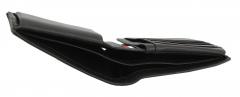 Tommy Hilfiger Herrengeldbörse Black TH Metro CC Flap an Coin schwarz
