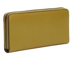 Portmonnaie Liebeskind Sally Wallet Large Dark dijon Leder RFID