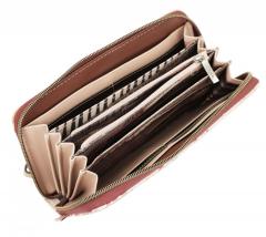 Zipbörse Anekke Kenya Handschlaufe Glanzgarn Clutch