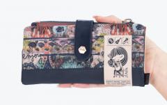 Damenbrieftasche mit extra Etui Anekke Ixchel Music gold metallic