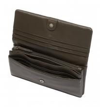 Ledergeldtasche Liebeskind Slam Wallet Large Nori green RFID