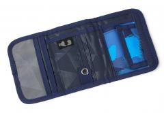 Klappbörse Satch Wallet Funky Friday dunkelblau pink Dreiecke